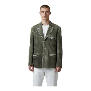 Vintage Suede Lekra Western Embroidered Jacket